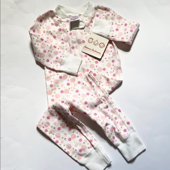 Hanna Andersson Polka Dot Sleeper NWT - Picture 1 of 6